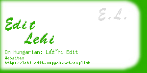 edit lehi business card